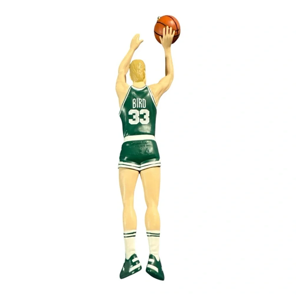 1996 Hallmark Keepsake Hoop Stars Ornament NBA Celtics Larry Bird NIB Card Incl.